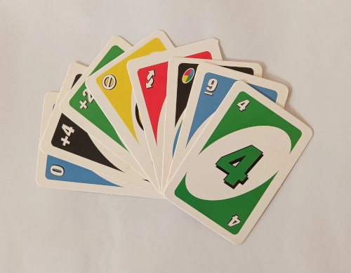 Basic cards of UNO game