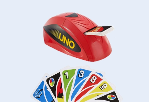 UNO Attack cards with card lanucher