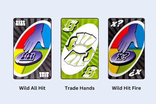 Special action cards in older version of UNO Attack