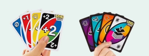 Cards in UNO Flip 