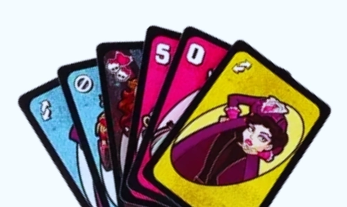 UNO Monster High cards