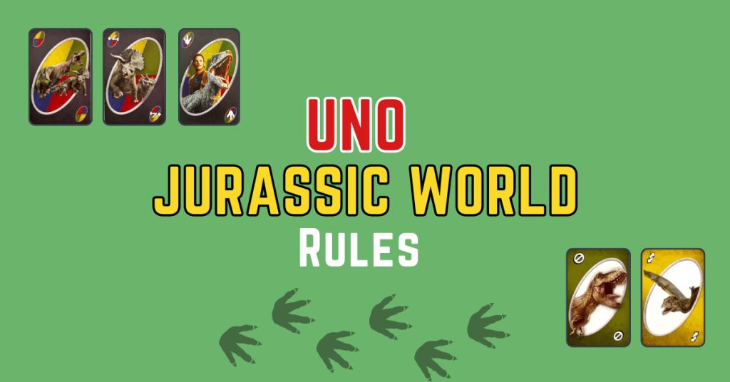 uno jurassic world rules