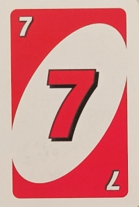 Uno Number Card